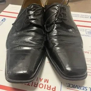 Mezlan | Shoes | Mezlan Platinum Dinan Eel Skin Black Mens  display picture 2